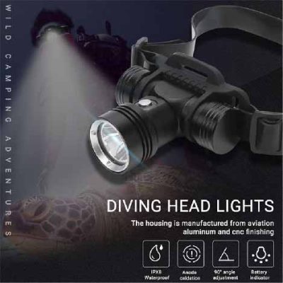 head mounted dive light
