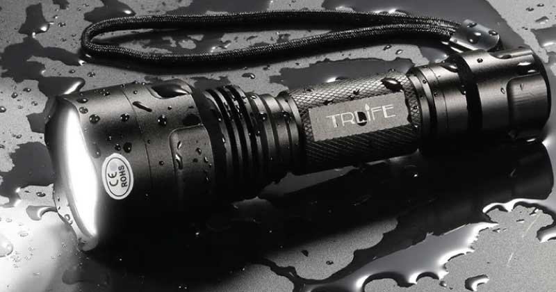 TRLIFE 18650 Waterproof Flashlight